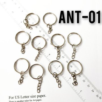 Ant-01 Nikel Kaplama Anahtarlık Halkası 25 mm